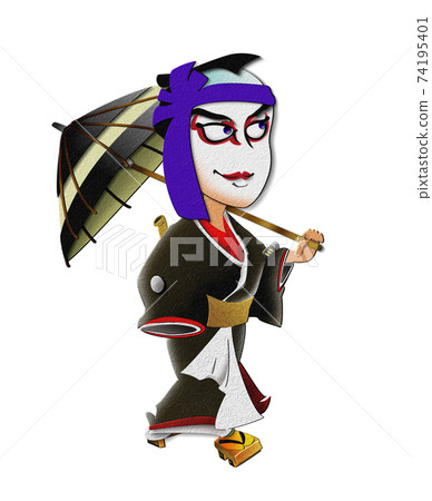 Kabuki-Sukeroku character (paste style) 002 Kabuki-Sukeroku character (paste style) 002 74195401