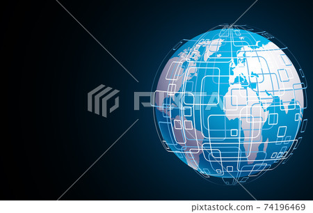 Vector modern techology concept background. 74196469