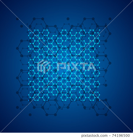 Vector modern techology concept background. 74196500