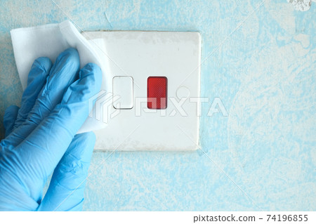 cleaning and disinfecting electrical switch wiping with tissue cleaning and disinfecting electrical switch wiping with tissue 74196855