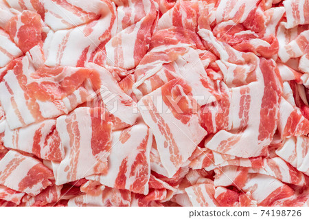 Cut off pork belly 74198726