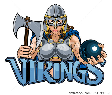 Viking Trojan Celtic Knight Bowling Warrior Woman Viking Trojan Celtic Knight Bowling Warrior Woman 74199182