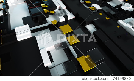 3d render technology background. Complicated abstract surface, computer generated 3d render technology background. Complicated abstract surface, computer generated 74199880