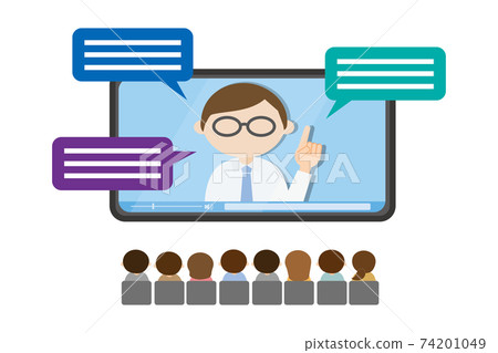 線上研討會智慧型手機觀看影像 線上研討會智慧型手機觀看影像 74201049
