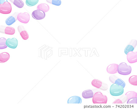生病的可愛medicine_frame的插圖 74202034