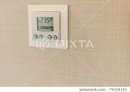 Air conditioning thermostat controller unit. Air conditioning thermostat controller unit. 74204105