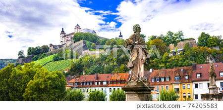 Authentic beautiful towns of Germany - Wurzburg, Bavaria 74205583