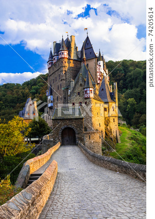 Burg Eltz - one of the most beautiful castles of Europe. Germany Burg Eltz - one of the most beautiful castles of Europe. Germany 74205614