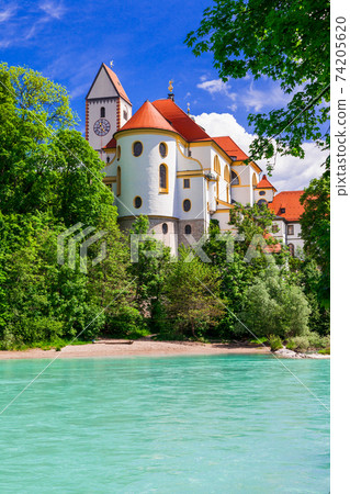 Bavarian castles - pictorial Fussen . Germany Bavarian castles - pictorial Fussen . Germany 74205620