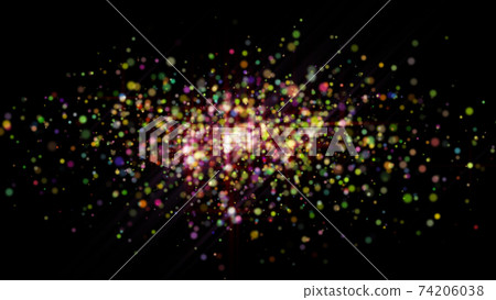 Sparkle slowly springs out Circle Circle Sparkle Bokeh Colorful 74206038