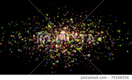 Sparkle slowly springs out Circle Circle Sparkle Bokeh Colorful Sparkle slowly springs out Circle Circle Sparkle Bokeh Colorful 74206056