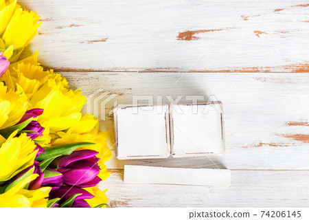 Wooden Blocks as Calendar for any Date and Spring Holidays Wooden Blocks as Calendar for any Date and Spring Holidays 74206145