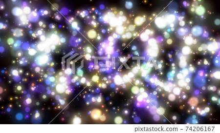 Glittering colorful illumination Illumination lighting 74206167