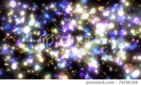 Glittering colorful illumination Illumination lighting Glittering colorful illumination Illumination lighting 74206168