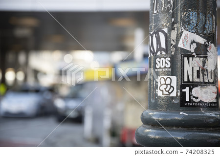 Graffiti and Shibuya cityscape Graffiti and Shibuya cityscape 74208325