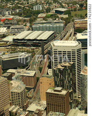 從悉尼塔看的悉尼天際線 74210822
