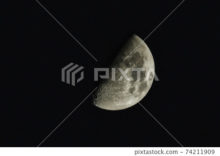 First quarter moon First quarter moon 74211909