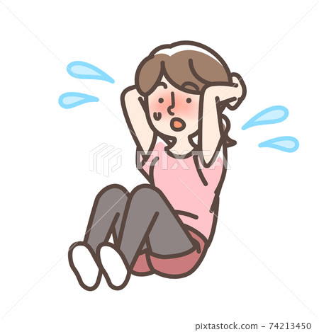 Abdominal muscle women 74213450