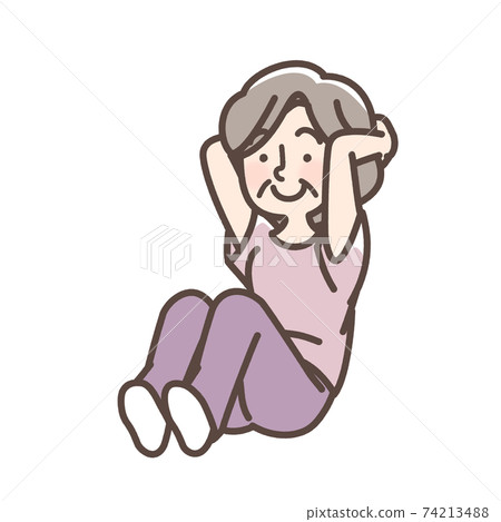 腹部肌肉的女人奶奶 腹部肌肉的女人奶奶 74213488