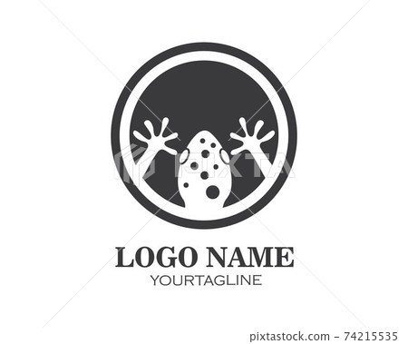 Gecko logo vector icon illustration Gecko logo vector icon illustration 74215535