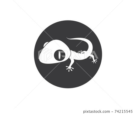 Gecko logo vector icon illustration Gecko logo vector icon illustration 74215545