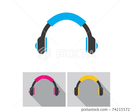 earphones icon logo illustration vector earphones icon logo illustration vector 74215572