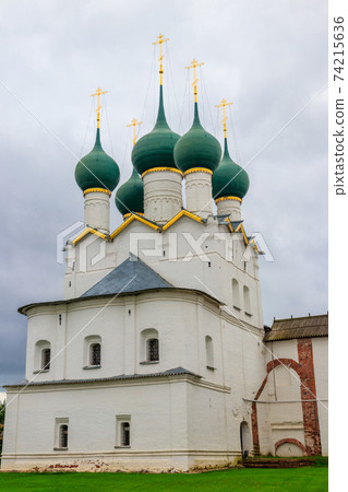 Church of St. Gregory the Theologian in Rostov kremlin, Russia. Golden ring of Russia 74215636