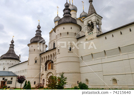 Gate Church of the Resurrection of Christ in Rostov kremlin, Russia. Golden ring of Russia Gate Church of the Resurrection of Christ in Rostov kremlin, Russia. Golden ring of Russia 74215640