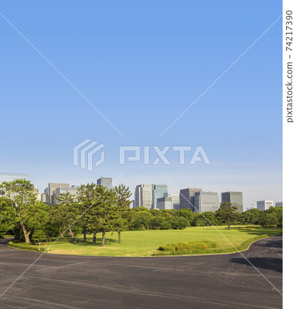 故宮江戶城城堡塔本丸本丸草坪 故宮江戶城城堡塔本丸本丸草坪 74217390