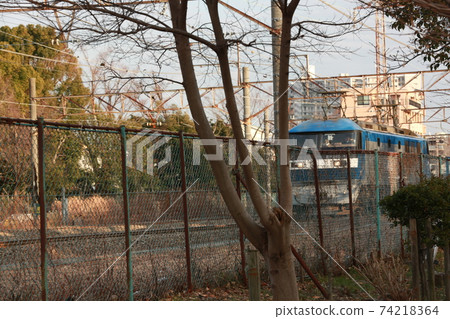 A train that runs beside the Oda green space A train that runs beside the Oda green space 74218364