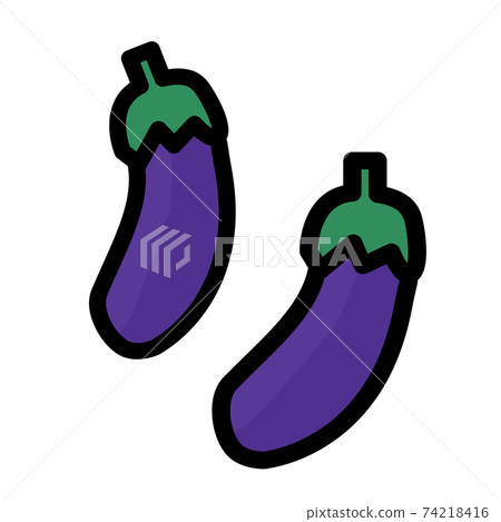 Illustration of vegetable eggplant Illustration of vegetable eggplant 74218416