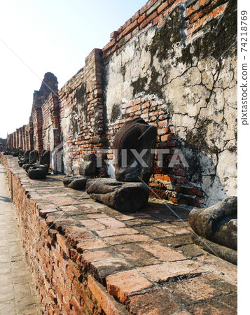 Wat Maha That, ruins of the early Ayutthaya dynasty Wat Maha That, ruins of the early Ayutthaya dynasty 74218769