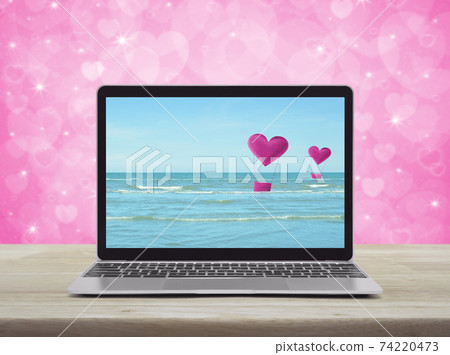 Business internet dating online, Valentines day concept Business internet dating online, Valentines day concept 74220473