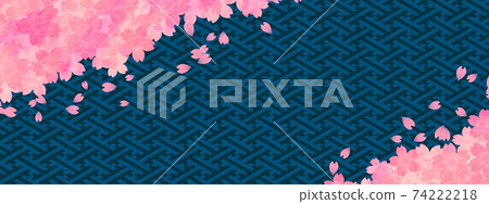櫻花與群青saaya模式共舞的背景 櫻花與群青saaya模式共舞的背景 74222218