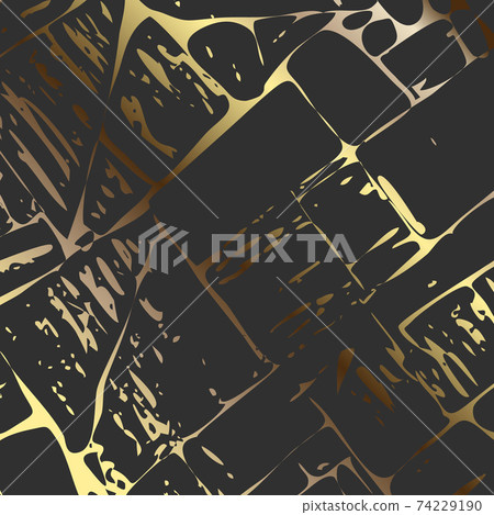 Kintsugi on A Black Background Marble Texture Wallpaper Black  Etsy