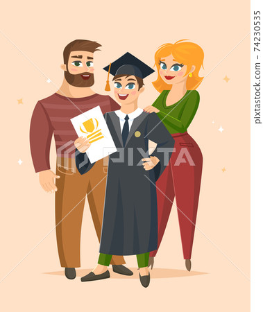 Graduation Congratulations vector illustration 74230535
