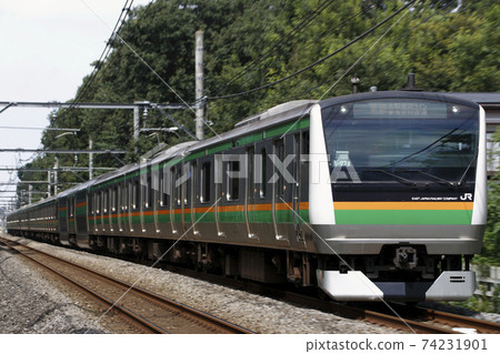[JU] Ueno Tokyo Line E233 series (Takasaki Line → Tokaido Line direct) 74231901