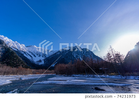 Kamikochi, Matsumoto City, Nagano Prefecture, Mt. Hotaka, scenic spots, mountains, rivers, Azusa River, Japanese Alps, mountains, Chubu Mountain National Park, Spring Kamikochi, Matsumoto City, Nagano Prefecture, Mt. Hotaka, scenic spots, mountains, rivers, Azusa River, Japanese Alps, mountains, Chubu Mountain National Park, Spring 74231973