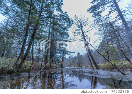 Kamikochi, Matsumoto City, Nagano Prefecture, Mt. Hotaka, scenic spots, mountains, rivers, Azusa River, Japanese Alps, mountains, Chubu Mountain National Park, Spring 74232556