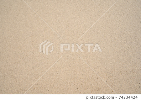 Top view of Fine sand texture natural background Summer and travel background Top view of Fine sand texture natural background Summer and travel background 74234424
