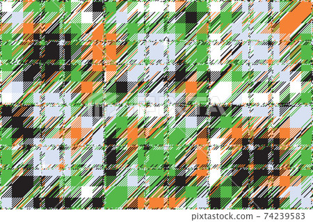 Modern glitch background. Color geometric abstract pattern vector. 74239583
