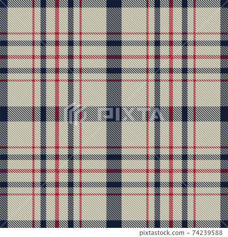 Plaid pattern seamless. Check fabric texture. Stripe square background. Vector textile design. Plaid pattern seamless. Check fabric texture. Stripe square background. Vector textile design. 74239588