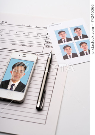 ID photo Job hunting entry 74240366