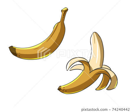 Peeled banana 74240442