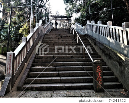 Nishikubo Hachiman Shrine before reconstruction 74241822
