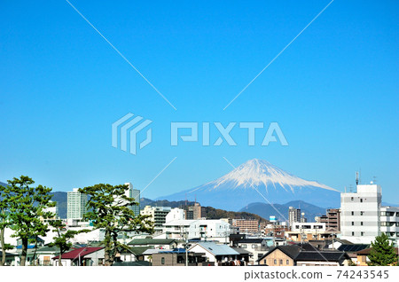富士山和靜岡市的風景 富士山和靜岡市的風景 74243545