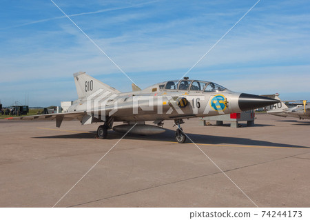 瑞典空軍Saab Draken雙座 74244173