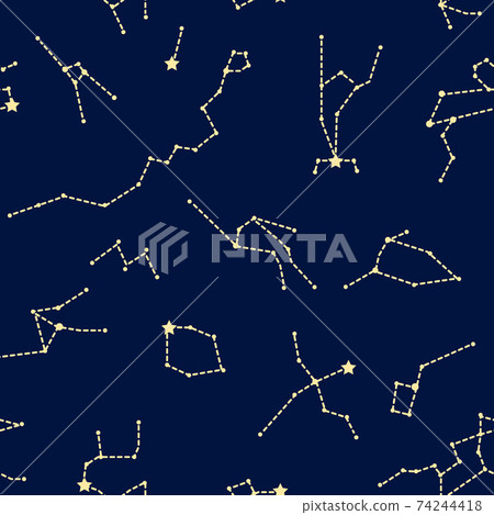 Spring constellation pattern - Stock Illustration [74244418] - PIXTA