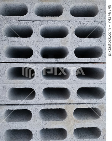 Concrete block brick, Cement-based building materials Used for building walls. 74246549