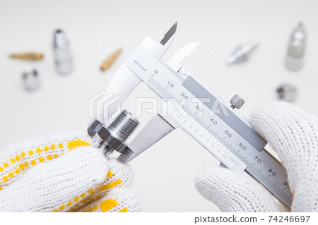 零件的測量檢查圖像 74246697